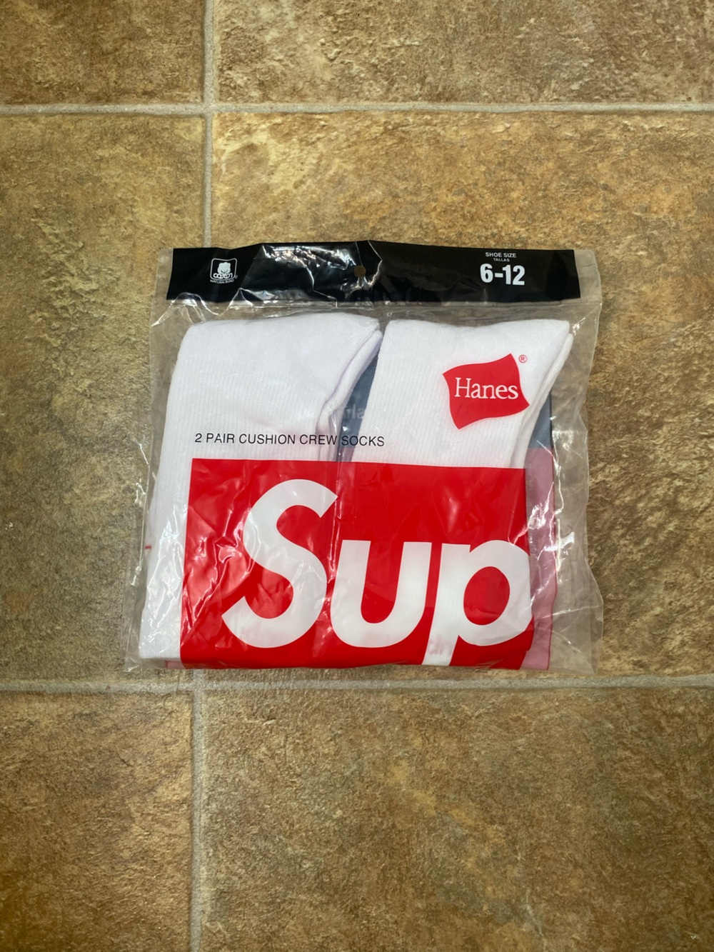 Supreme socks 2 pairs